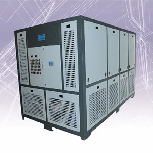 Chillmax industrial brine chiller unit with multiple compressor bays
