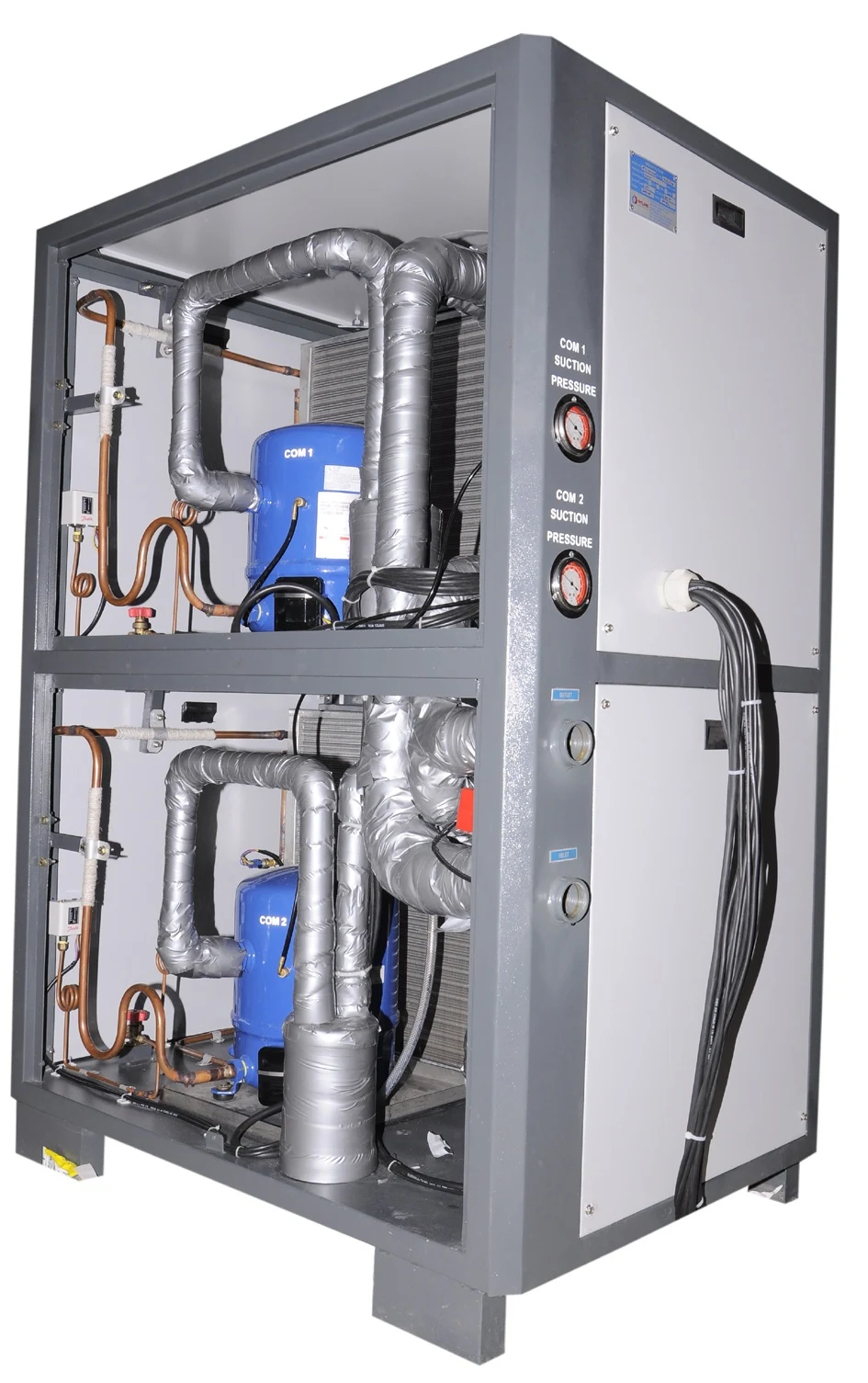 Chillmax glycol chiller unit with insulated tank and control panel
