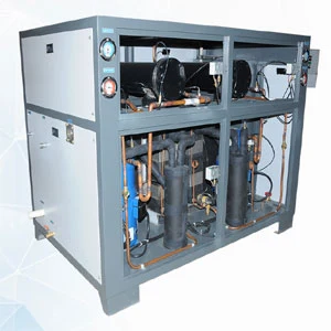 Chillmax industrial heat pump unit with dual compressor bays